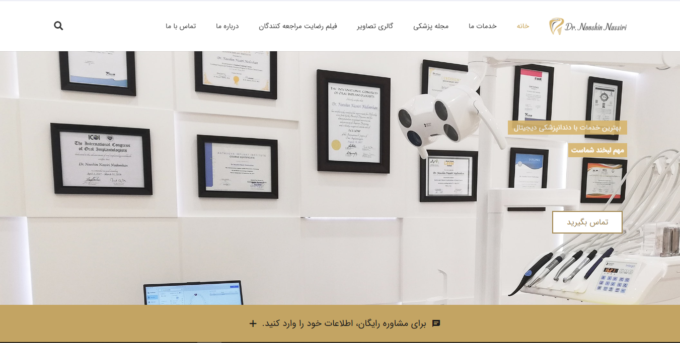 وبسایت دکتر نوشین نصیری ندوشن